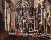 BASSEN, Bartholomeus van The Tomb of William the Silent in an Imaginary Church oil